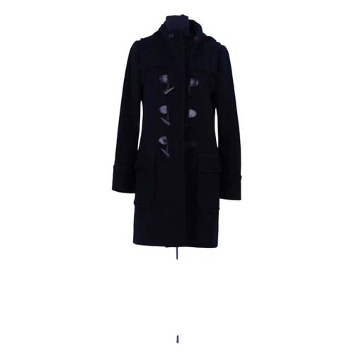 Manteau Dufflecoat en cachemire noir - Eric Bompard - Modalova