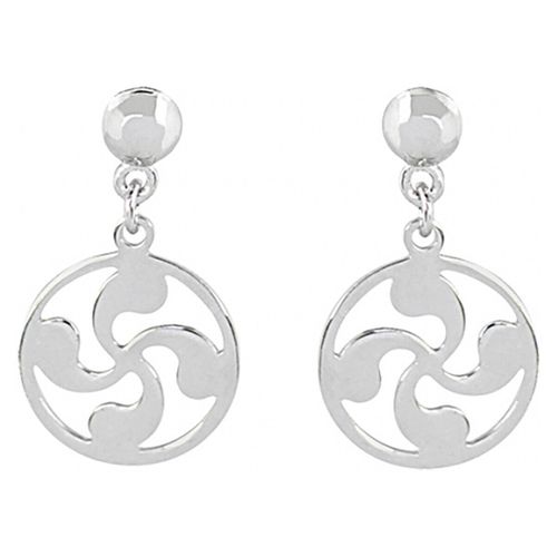 Boucles oreilles Boucles d'oreilles argent croix basque - Brillaxis - Modalova