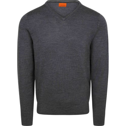 Sweat-shirt Merino Pullover V-Hals Anthracite - Suitable - Modalova