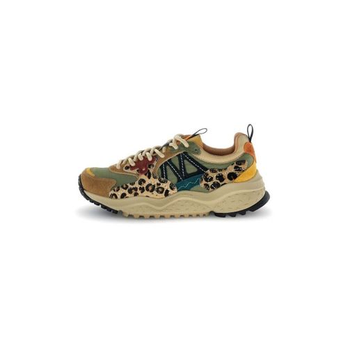 Baskets SOLIN 2019506 02 3D58-BROWN-MILITARY-BLACK-PONY - Flower Mountain - Modalova