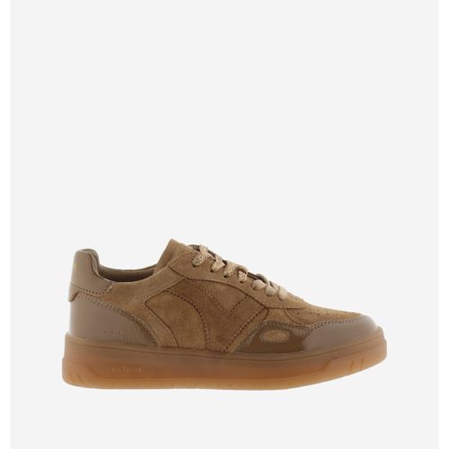 Baskets basses BASKET SEUL DAIM VERNIS 1257151 - Victoria - Modalova