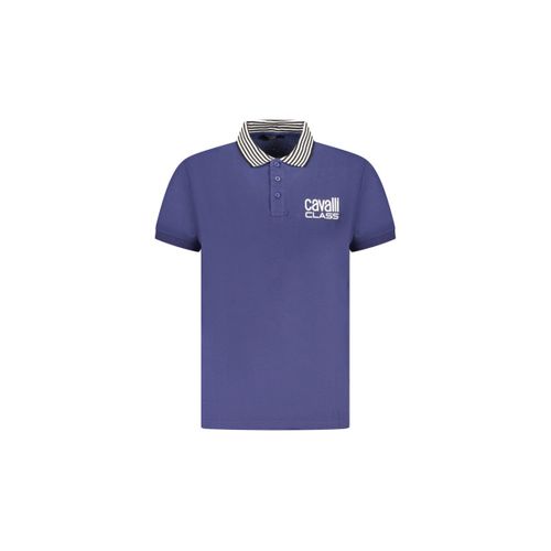 Polo POLO MANCHES COURTES BLEU - Roberto Cavalli - Modalova