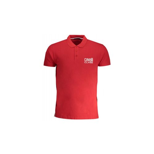 Polo CAVALLI POLO MANCHES COURTES CLASS ROUGE - Roberto Cavalli - Modalova