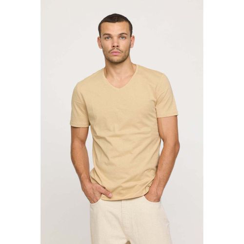T-shirt T-shirt AKILO Beige - Lee Cooper - Modalova