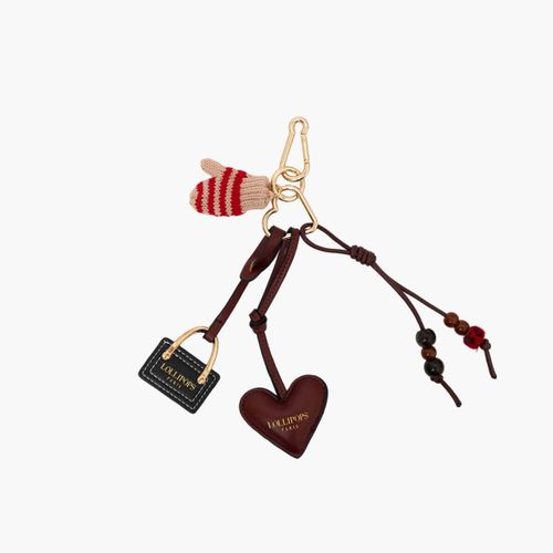 Porte clé Bijou de sac rouge Tissalia - Lollipops - Modalova