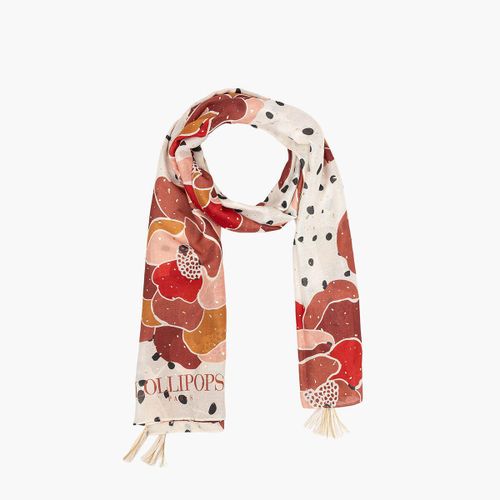 Echarpe Foulard rectangulaire rouge Tulipan - Lollipops - Modalova