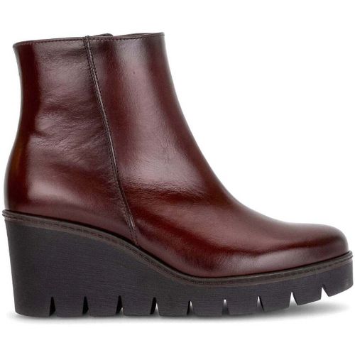 Bottines Bottines en cuir lisse à talon compensé - Gabor - Modalova