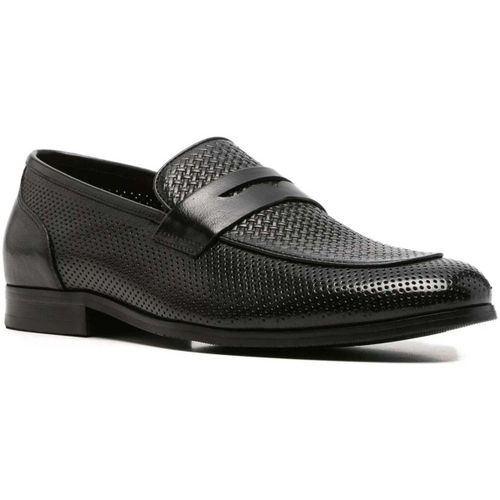 Mocassins Men's Black Dress Flats - Alberto Gozzi - Modalova