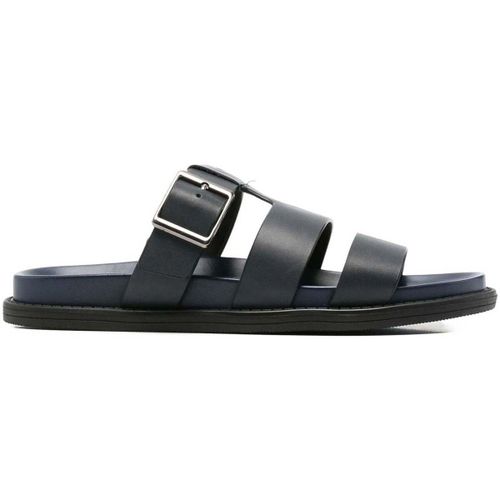 Sandales Men's Blue Wedge Open-Toe Slippers - Alberto Gozzi - Modalova