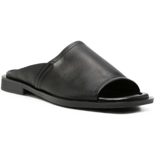 Mules Women's Black Open-Toe Slippers - Sergio Moretti - Modalova