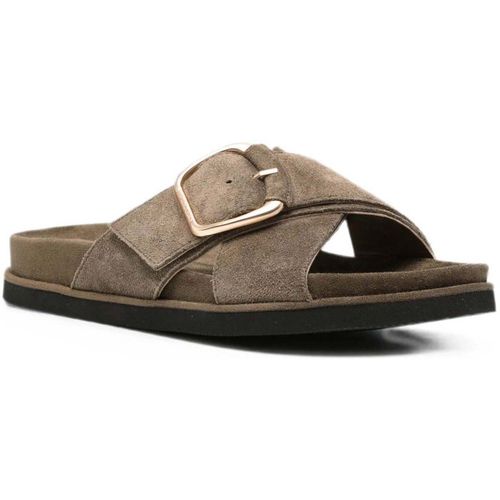 Sandales Women's Green Open-Toe Slippers - Sergio Moretti - Modalova