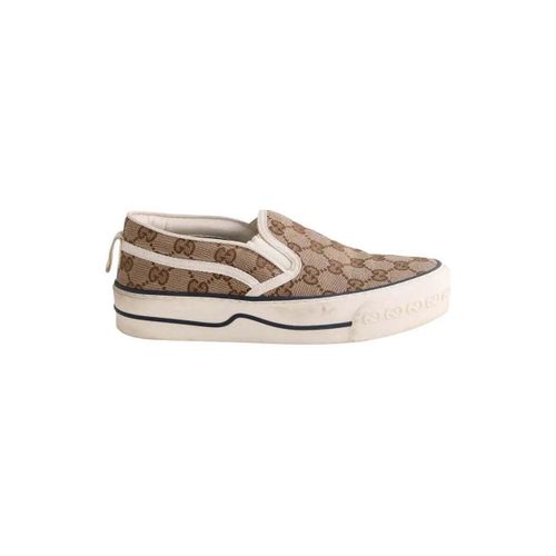 Slip ons Gucci Baskets marron - Gucci - Modalova