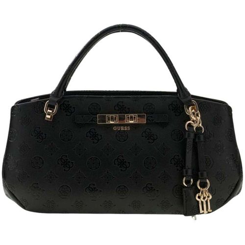 Sac à main Sac à Main Carmella 3 Compartiments Black Logo - Guess - Modalova