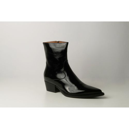 Bottines Tronchetto Texano Nero - Matteo Pitti - Modalova