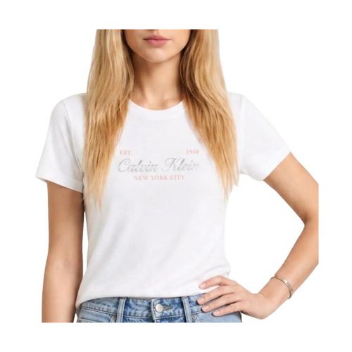 T-shirt Classic Script - Calvin Klein Jeans - Modalova