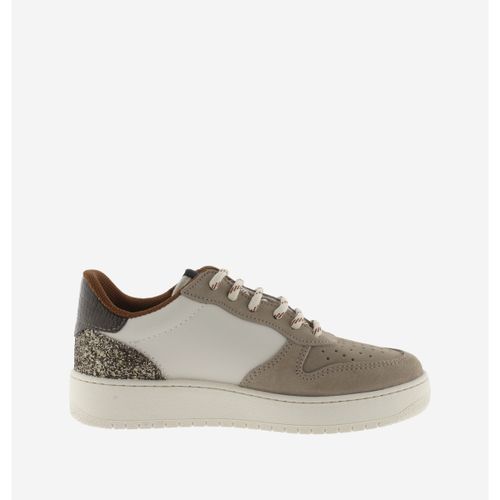 Baskets basses BASKET MADRID EFFET CUIR DAIM PAILLETTES 1258280 - Victoria - Modalova