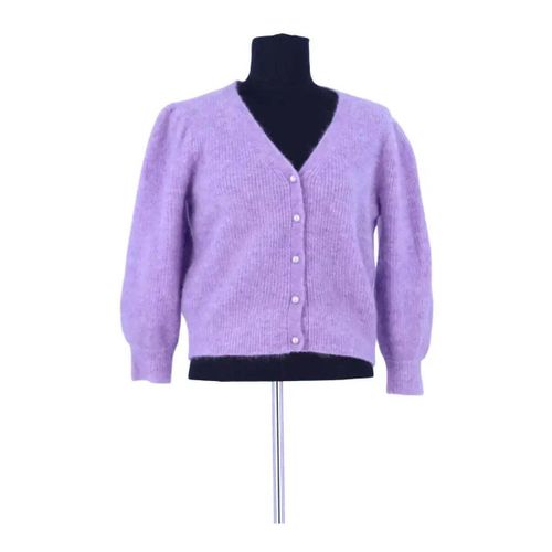 Gilet Maje Cardigan en laine violet - Maje - Modalova