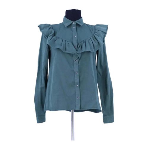 Chemise Chemise en coton verte - Sézane - Modalova