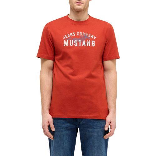 T-shirt Mustang 2500863447 - Rouge - Mustang - Modalova