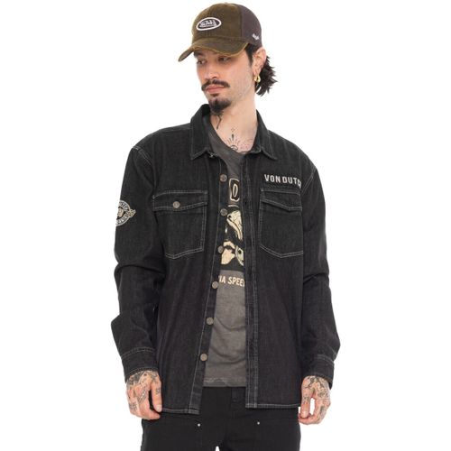 Veste Surchemise en denim avec surpoches et écusson Scott - Von Dutch - Modalova