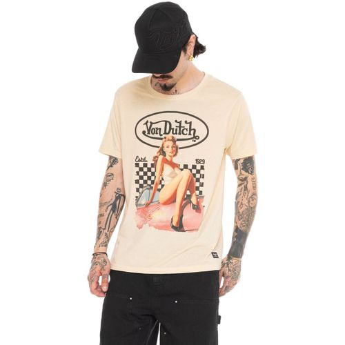 T-shirt T-shirt regular col rond imprimé devant Charm - Von Dutch - Modalova