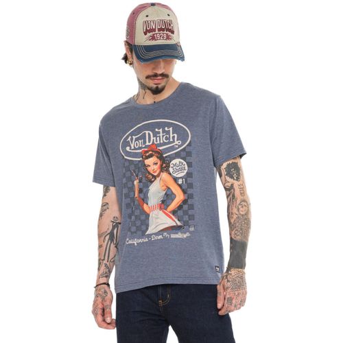 T-shirt T-shirt regular col rond imprimé devant Cream - Von Dutch - Modalova