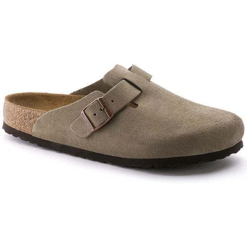 Mocassins Boston Soft Footbed Taupe - BIRKENSTOCK - Modalova