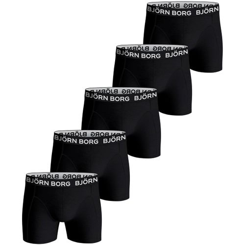 Caleçons Caleçon Cotton Stretch Trunks Big Logo 5P - Björn Borg - Modalova