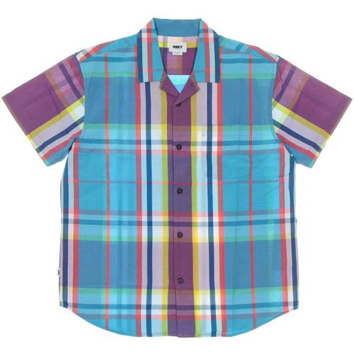 Chemise Obey Ballad Woven Aqua - Obey - Modalova