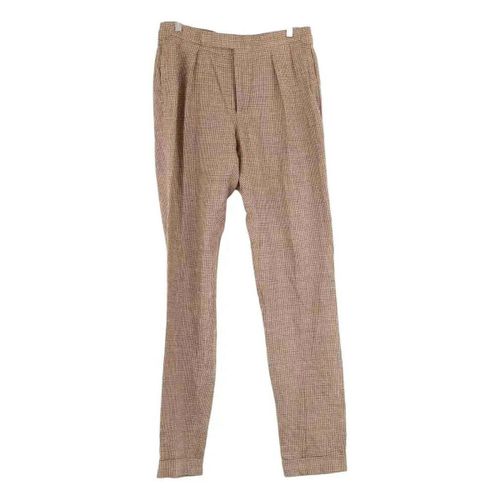 Pantalon Pantalon droit camel - Ralph Lauren - Modalova