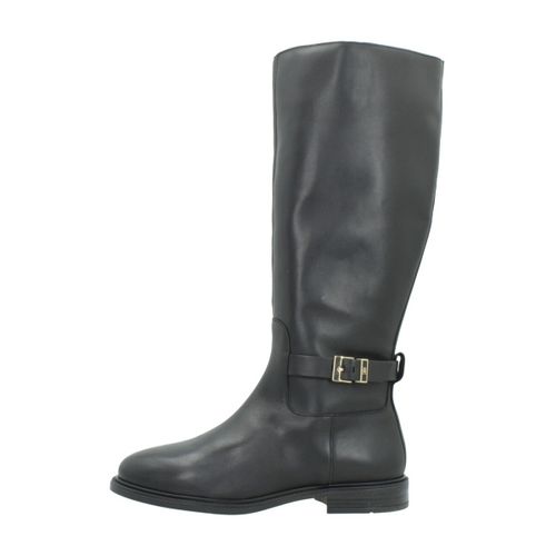 Bottes Fw0fw09572 Buckle Leather Knee Boot - Tommy Hilfiger - Modalova