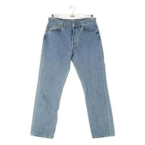 Jeans Levis Jean droit 501 bleu - Levis - Modalova