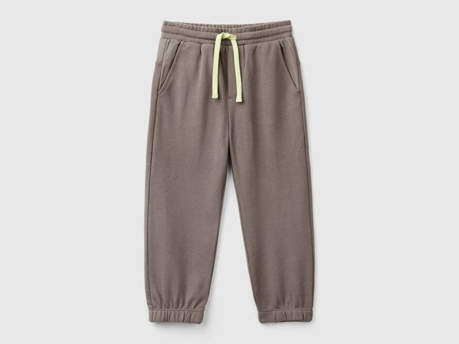 Benetton, Pantaloni In Felpa, taglia 104, Grigio Scuro, Bambini - United Colors of Benetton - Modalova