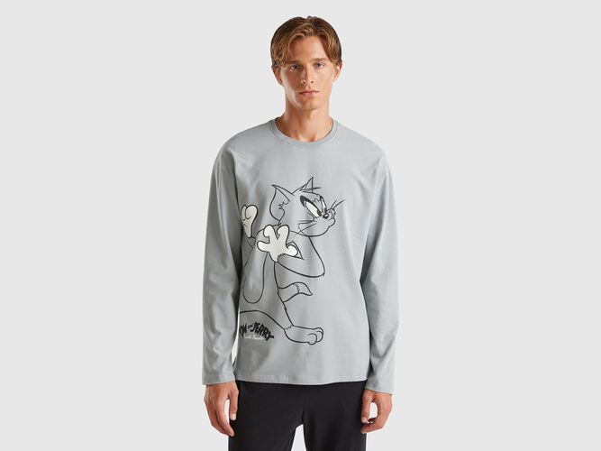 Benetton, T-shirt Tom & Jerry, taille L, Gris Clair - United Colors of Benetton - Modalova