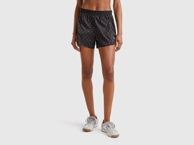 Benetton, Short De Sport En Tissu, taille L, Noir - United Colors of Benetton - Modalova