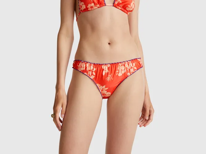 Benetton, Bas De Maillot De Bain Imprimé Fleuri, taille L - United Colors of Benetton - Modalova