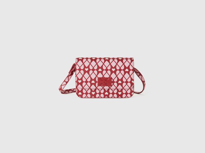 Benetton, Be Bag Rossa Con Stampa Cuori, taglia U, Rosso, Bambini - United Colors of Benetton - Modalova