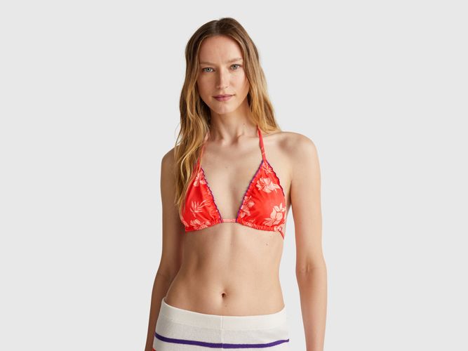 Benetton, Triangle De Plage Rembourré Imprimé Fleurs, taille 100 - United Colors of Benetton - Modalova