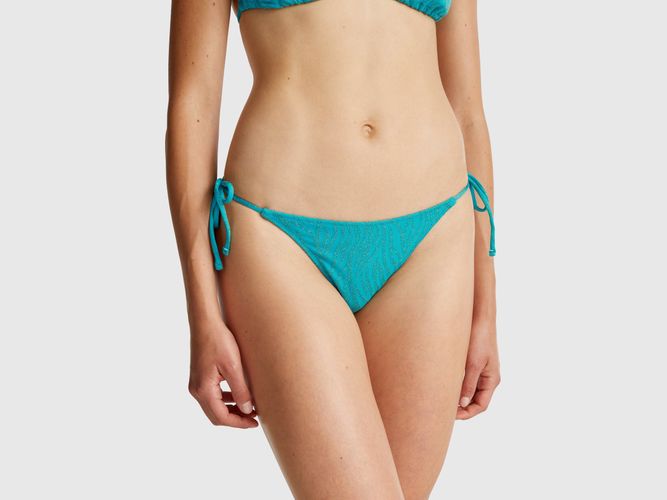Benetton, Slip De Bain Animalier Avec Lurex, taille L, - United Colors of Benetton - Modalova