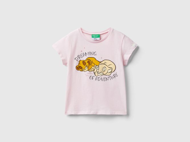 Benetton, Maglietta Rosa ©disney Il Re Leone, taglia 116, Rosa, Bambini - United Colors of Benetton - Modalova