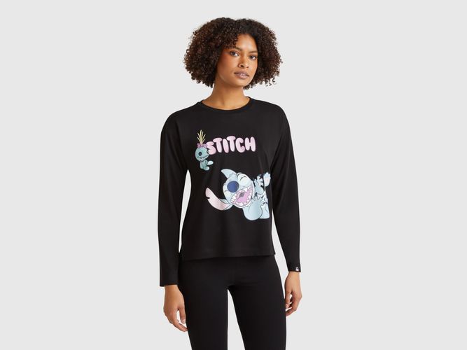 Benetton, Haut De Pyjama Lilo & Stitch disney, taille L, Noir - United Colors of Benetton - Modalova