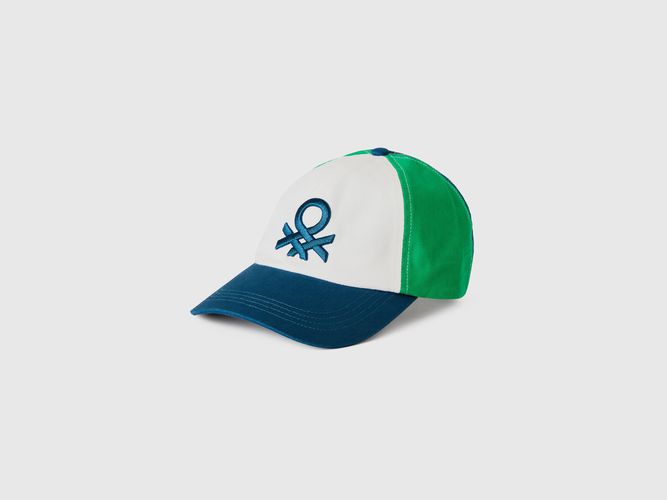 Benetton, Cappellino Baseball Con Logo, taglia S, Blu, Bambini - United Colors of Benetton - Modalova
