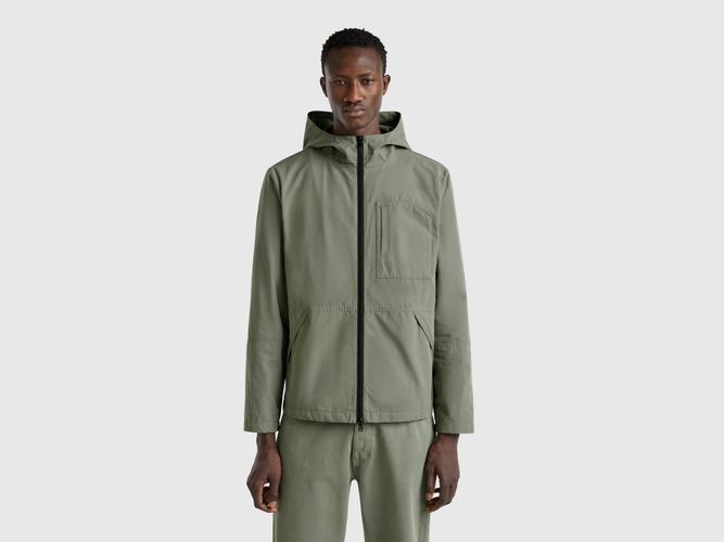 Benetton, Veste En Nylon Léger, taille XXL, Kaki - United Colors of Benetton - Modalova