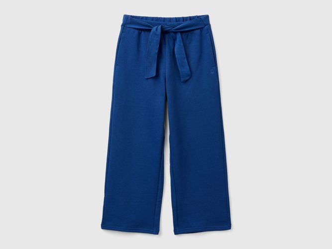 Benetton, Pantaloni In Felpa Con Fusciacca, taglia XL, Blu, Bambini - United Colors of Benetton - Modalova