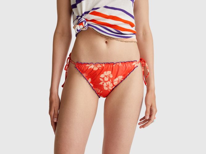 Benetton, Slip De Bain Imprimé Fleurs, taille L - United Colors of Benetton - Modalova