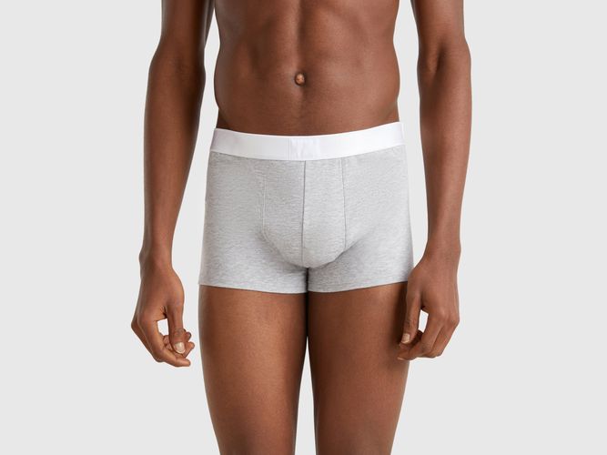 Benetton, Caleçon En Coton Mélangé, taille L, Gris - United Colors of Benetton - Modalova