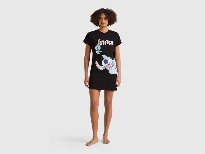 Benetton, Chemise De Nuit Lilo & Stitch disney, taille L, Noir - United Colors of Benetton - Modalova