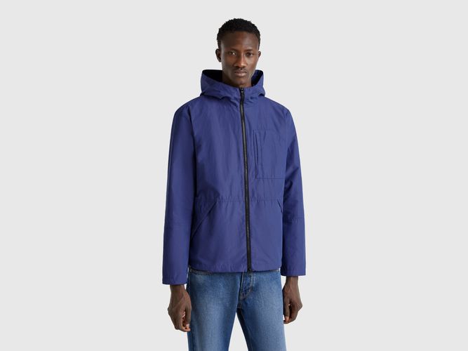 Benetton, Veste En Nylon Léger, taille XXL, Bleu - United Colors of Benetton - Modalova