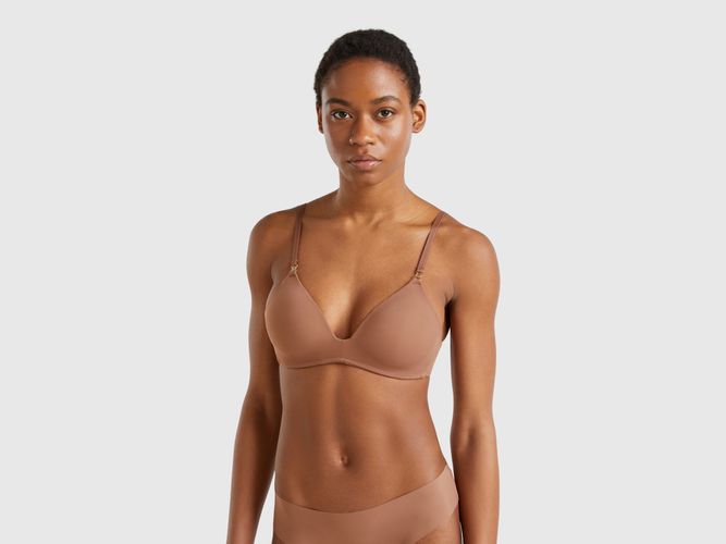 Benetton, Soutien-gorge Triangle Rembourré, taille, Marron - United Colors of Benetton - Modalova