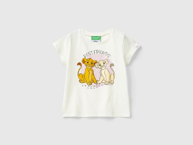 Benetton, Maglietta Bianco Panna ©disney Il Re Leone, taglia 82, Bianco Panna, Bambini - United Colors of Benetton - Modalova